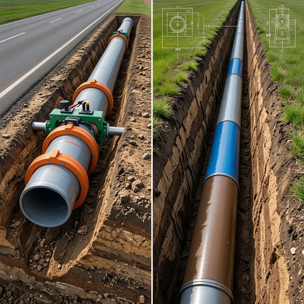 Trenchless technology vs. deep open-cut sewers: choosing the right utility installation method