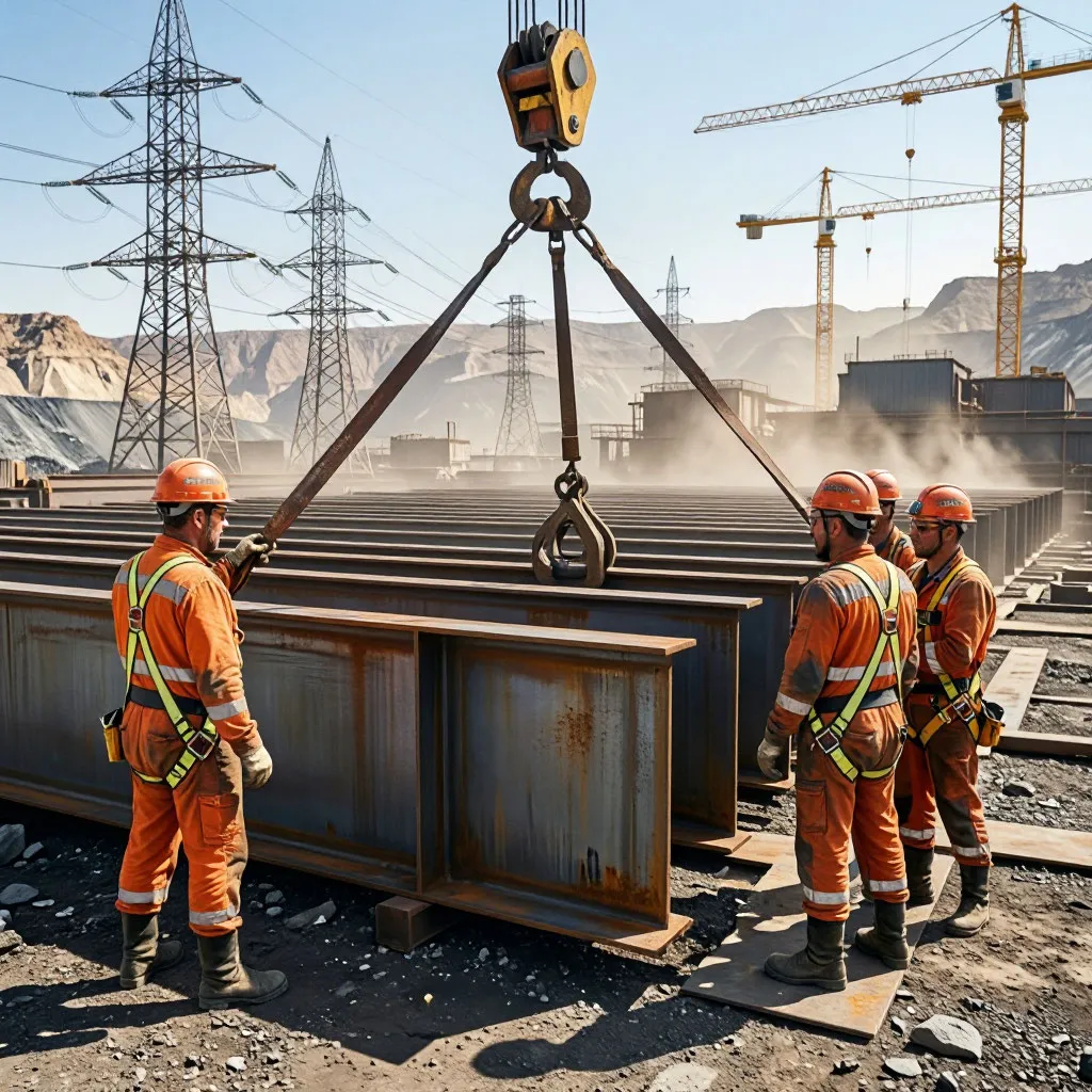 Heavy lifting and assembly of large structures in the power and mining sectors